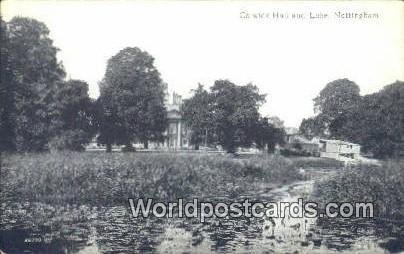 Colwick Hall & Lake Nottingham England, United Kingdon of Great Britain Unused 