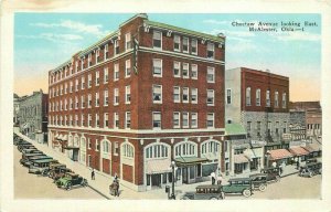 Choctaw Avenue East McAlester Oklahoma Kropp 1920s Postcard 20-1690