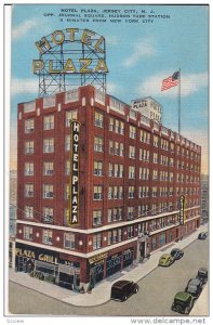 Hotel Plaza, Plaza Grill, JERSEY CITY, New Jersey, PU-1948