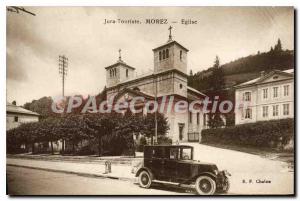 Old Postcard Morez automotive Church