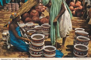 Decorated Pots Sokoto Northern Nigeria Postcard