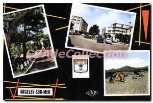 Modern Postcard Argeles Sur Mer various views