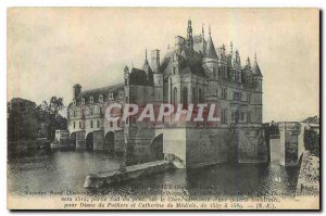 Old Postcard Chenonceaux Indre et Loire Fronts North Entrance