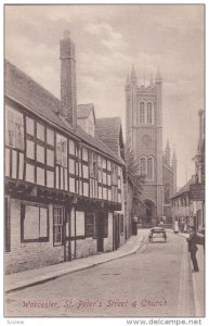 WORCESTER , St Peter's Church & Street , England , 00-10s