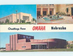 Pre-1980 THREE VIEWS ON CARD Omaha Nebraska NE ho7883