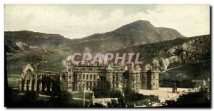 Old Postcard Edinburgh Holyrood Palace and Arthur's Seat
