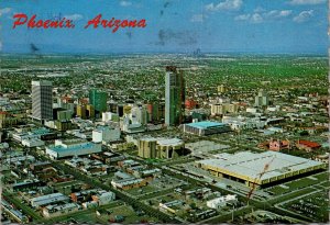 Arizona Phoenix Aerial View 1976