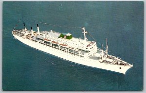 Brasil And Argentina Passenger Liner Moore-McCormack Steamship 1960s Postcard