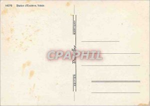 Modern Postcard of Valais Evolene Martigny Station Edition Dabellay