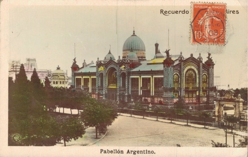 Argentina Buenos Aires Pabellón Argentino RPPC 05.27