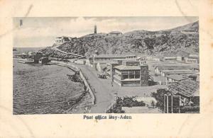 Aden Yemen Post Office Bay Beach Birdseye View Antique Postcard K23615