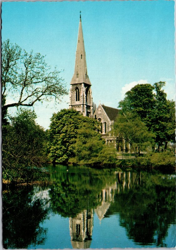 Postcard Denmark Copenhagen The English Church