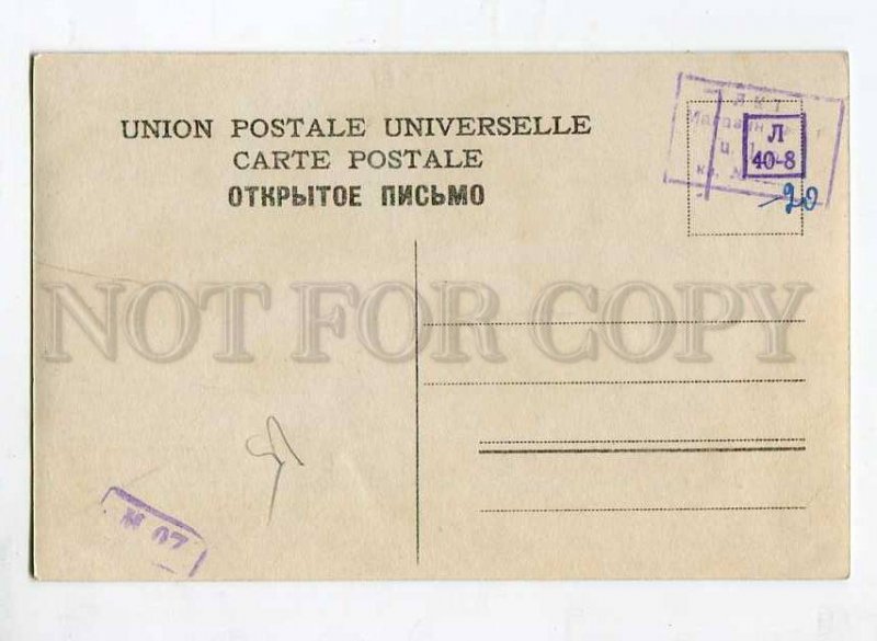 261930 Black PUPPY Dog & Chicken by Ben AUSTRIAN Vintage PC