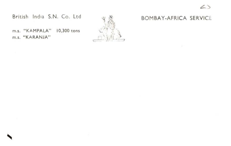  M.S. Kampala , British India S.N. Co. Ltd. ,  RPC