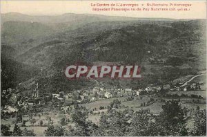 Postcard Old St Nectaire Picturesque Imposing Panorama seen Puy Mazeyres