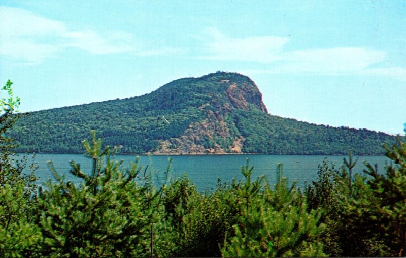 Maine Moosehead Lake With Mount Kineo