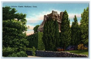 c1950's Gillette Castle Hadlyme Connecticut CT New London News Postcard