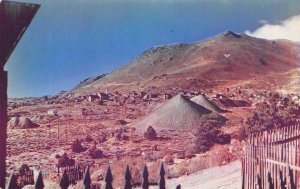 VIRGINIA CITY, NEVADA Mining Town Storey County NV 1950s Chrome Vintage Postcard