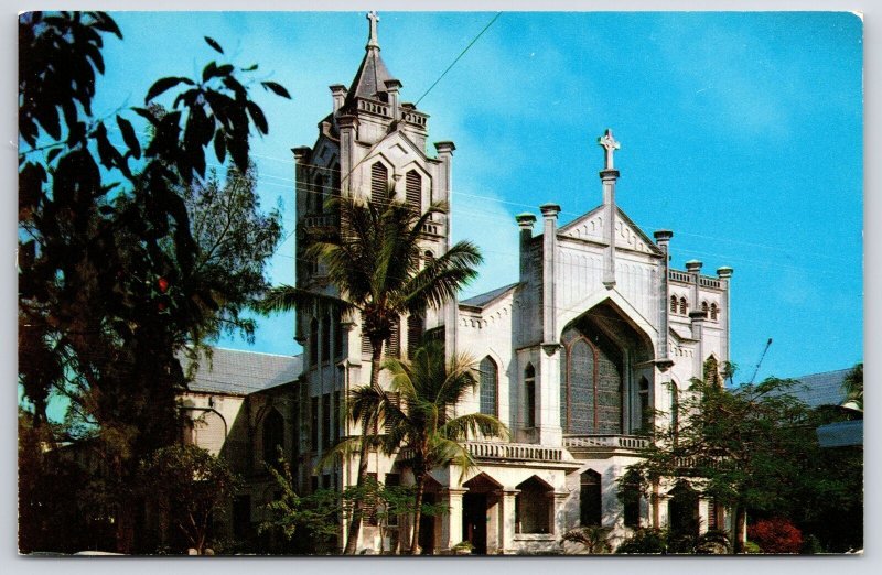Postcard Saint Paul's Episcopal Church Religious Building Key West Florida FL