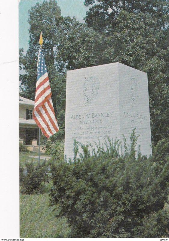 PADUCAH, Kentucky, 50-60s, Alben W. Barkley Memorial