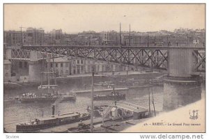 Le Grand Pont Ouvert, Brest (Finistere), France, 1900-1910s