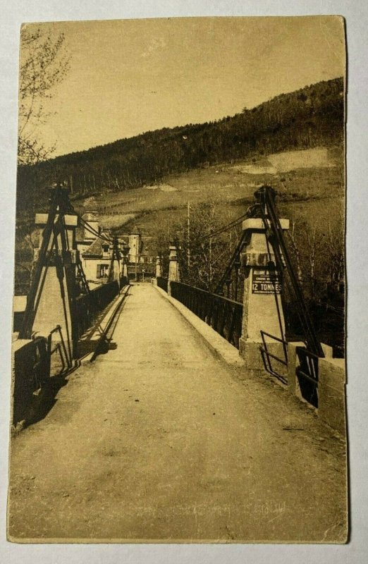 UNUSED POSTCARD - BASTEYROUX BRIDGE OVER MARONNE ARGENTAT FRANCE (KK3024) 