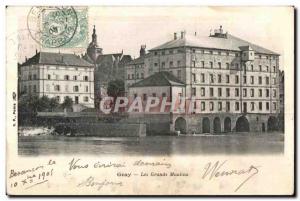 Old Postcard Gray Les Grands Moulins