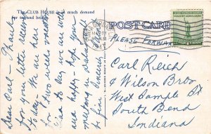 G81/ Punta Gorda Florida Postcard 1941 Golf Club House Hotel Charlotte