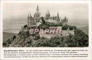 Postcard Old Burg Hohenzollern