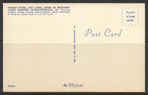 Virginia, Charlottesville - Ash Lawn - Dining Room - [VA-541]