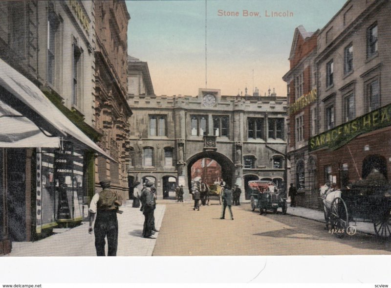 LINCOLN , England , 1900-10s ; Stone Bow