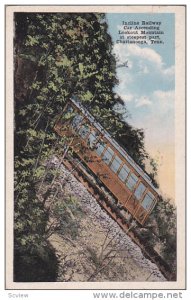 Incline Railway Car Ascending Lookout Mountain at steepest part, Chattanooga,...