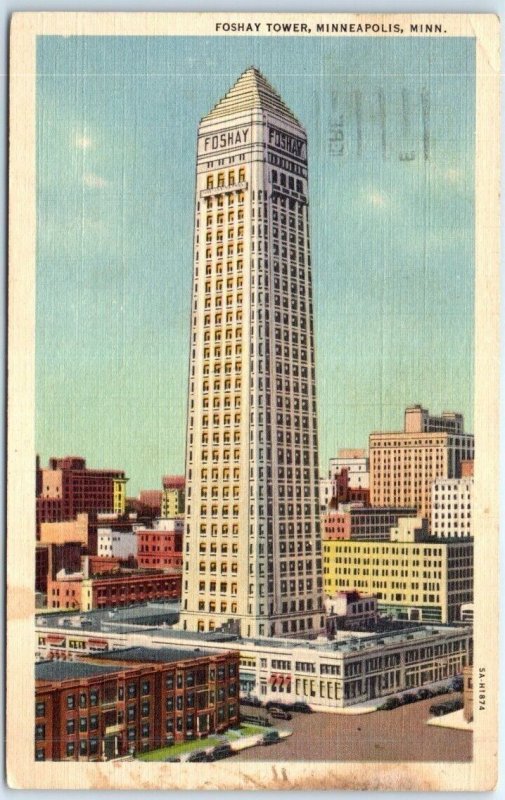 Postcard - Foshay Tower - Minneapolis, Minnesota