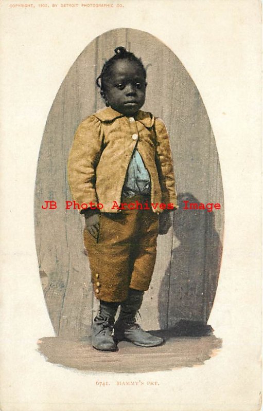 313627-Black Americana, Detroit Photographic No 6741, UDB, Mammy's Pet