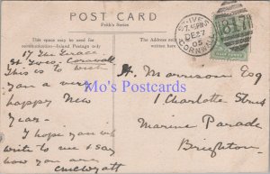 Genealogy Postcard - Morrison?, 1 Charlotte Street,Marine Parade,Brighton GL1942