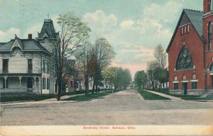 Sandusky Avenue at Ashland, Ohio - pm 1908 - DB