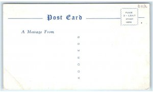 LUDINGTON, MI Michigan ~ Roadside GIBBS RESTAURANT c1940s Mason County Postcard 