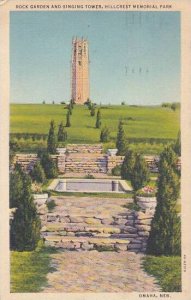 Nebraska Omaha Rock Garden And Singing Tower Hillcrest Memorial Park 1940