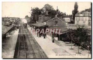 Maisons Laffitte Postcard Old Train Station (train)