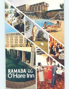 Unused Pre-1980 RAMADA MOTEL Des Plaines - Near Evanston & Chicago IL c2052@