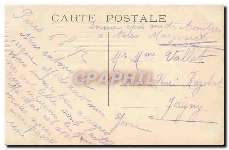 Old Postcard Paris Sacre Coeur