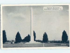 1940's MONUMENT Colonial Beach & Wakefield Corner - Near Fredericksburg VA F2404