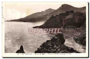 Old Postcard Trayas Edges Sea View Pic Aurelle