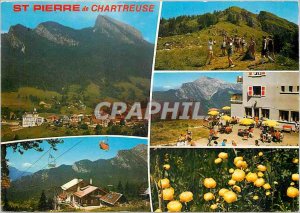 Modern Postcard Saint Pierre de Chartreuse (Isere) Alt 900 has 1800m City Scia