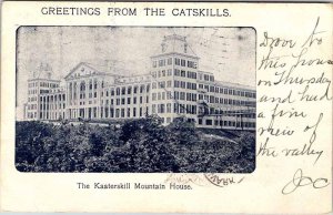 Postcard BUILDING SCENE Catskill New York NY AN6096