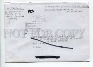 421532 GERMANY to US Embassy Baghdad Iraq 2010 year prisoner of war mail COVER