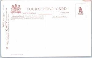 2 Postcards  QUEBEC, CANADA ~ CHAMPLAIN MARKET, CHATEAU FRONTENAC Tuck c1910s