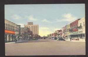 CLOVIS NEW MEXICO DOWNTOWN STREET SCENE OLD CARS VINTGAE POSTCARD NC