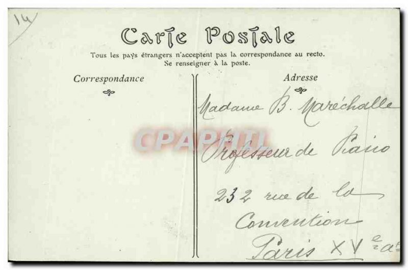 Old Postcard Cliff La Rue Lecomte