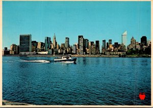 New York City Midtown Manhattan Skyline 1980